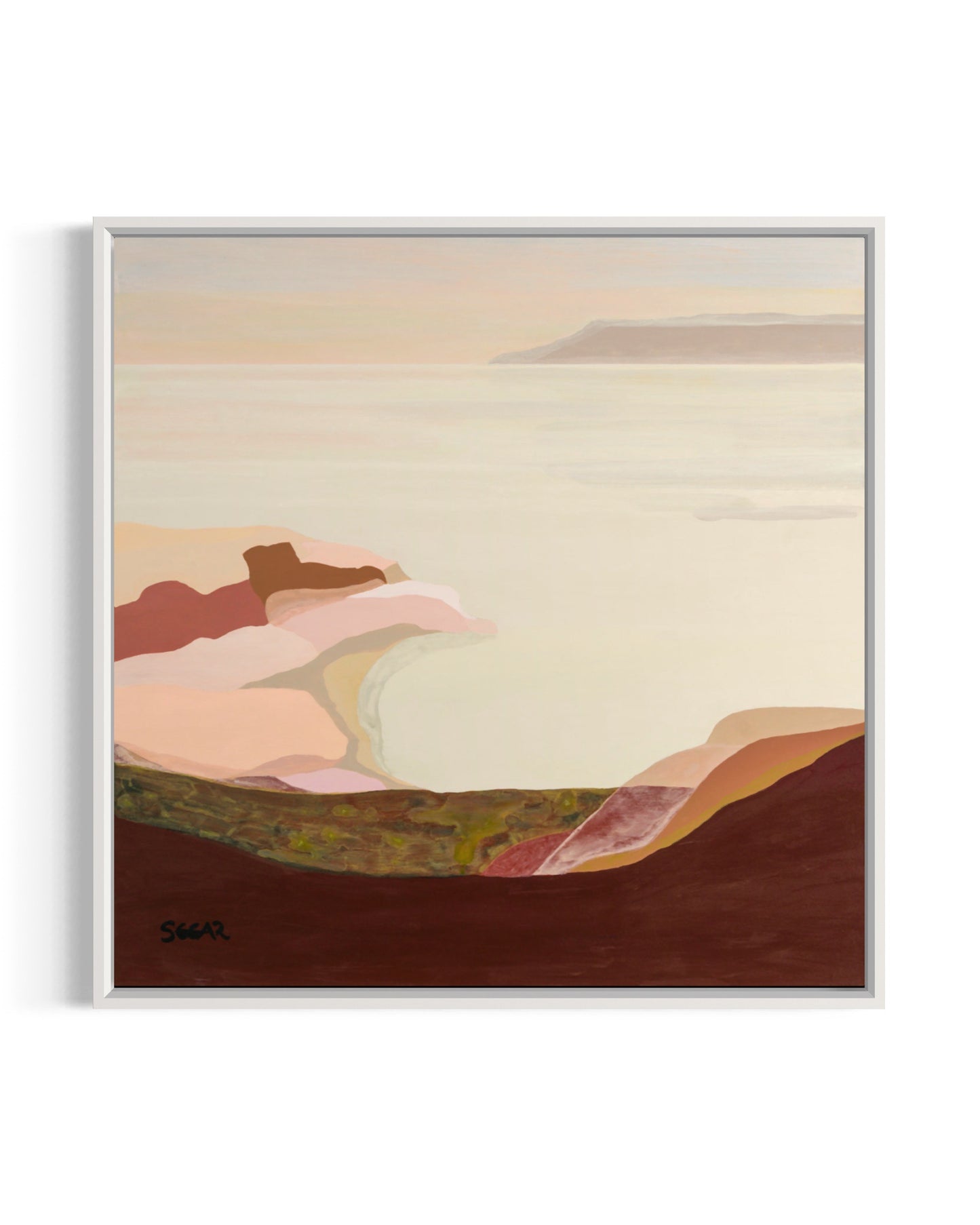 Apricot Sky Canvas Print