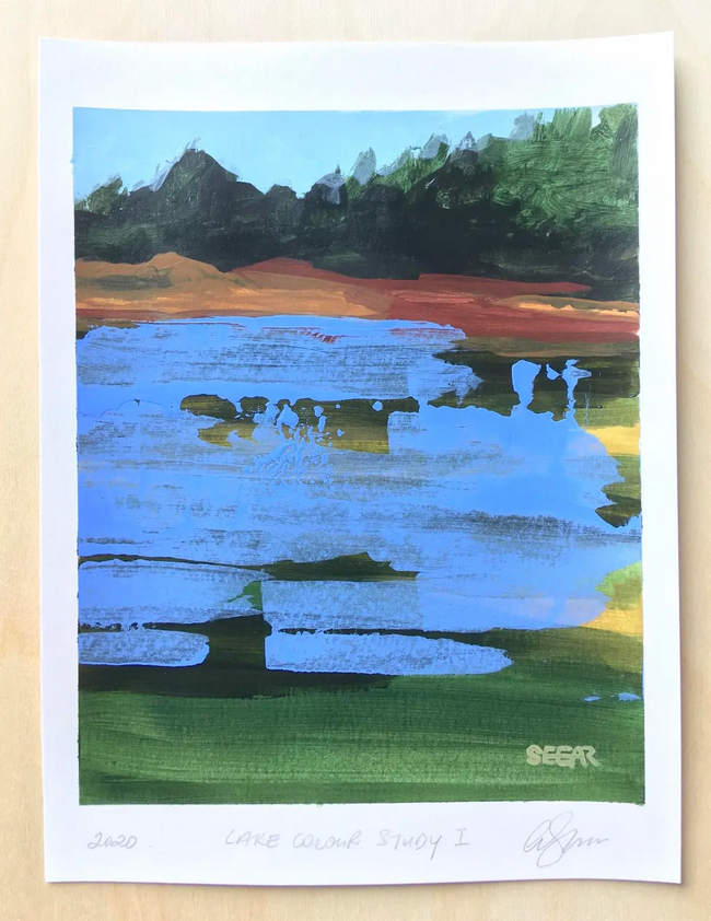 Lake Colour Study I