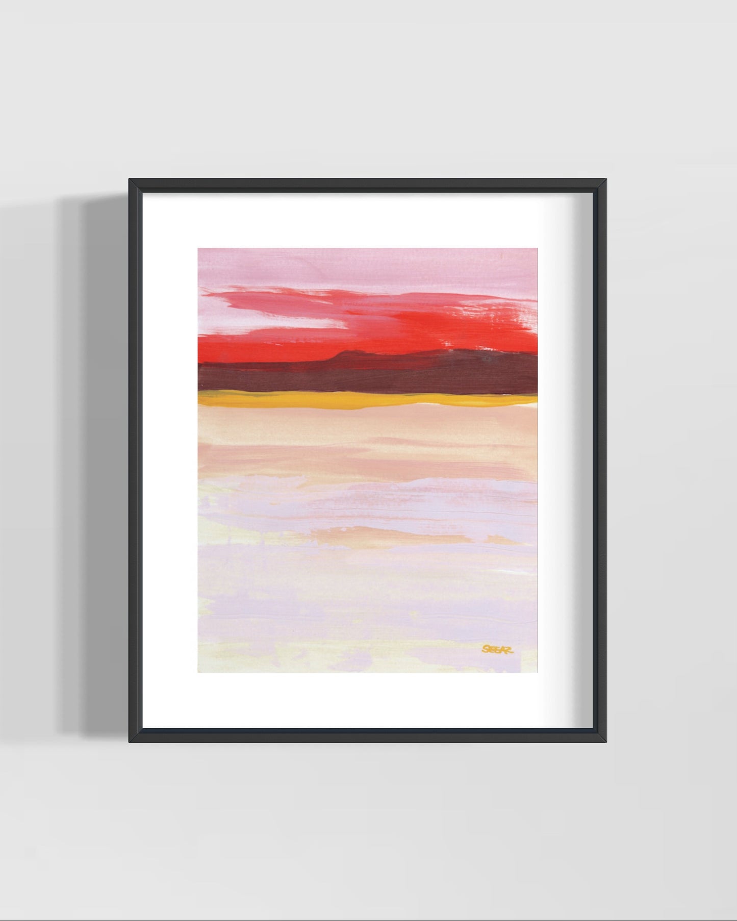 Desert Colour Study I Fine Art Print