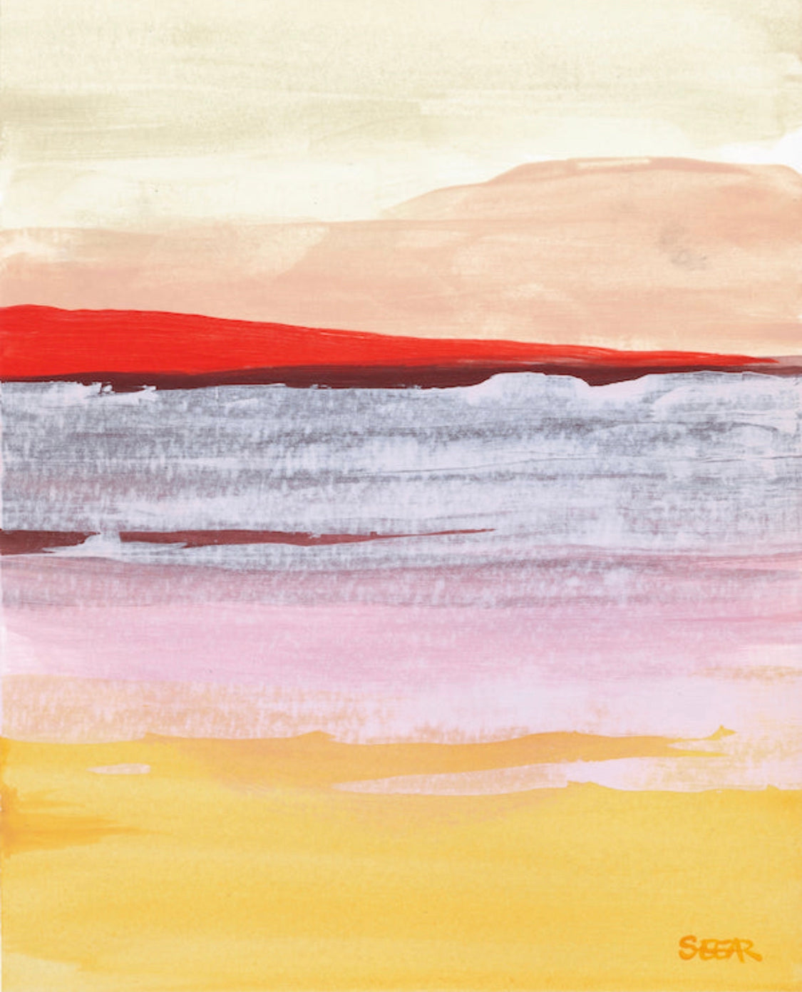 Desert Colour Study III Fine Art Print