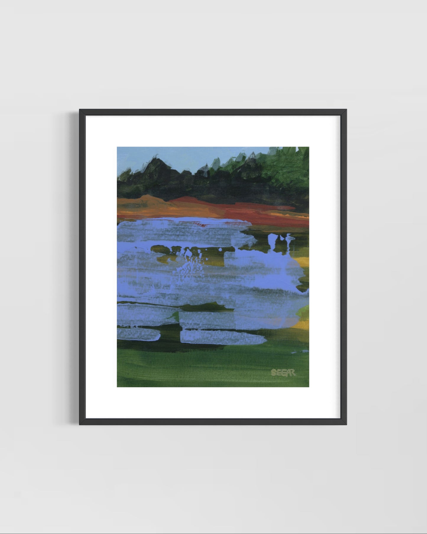 Lake Colour Study I